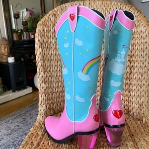 New Care Bears x Dolls Kill Cowboy Boots